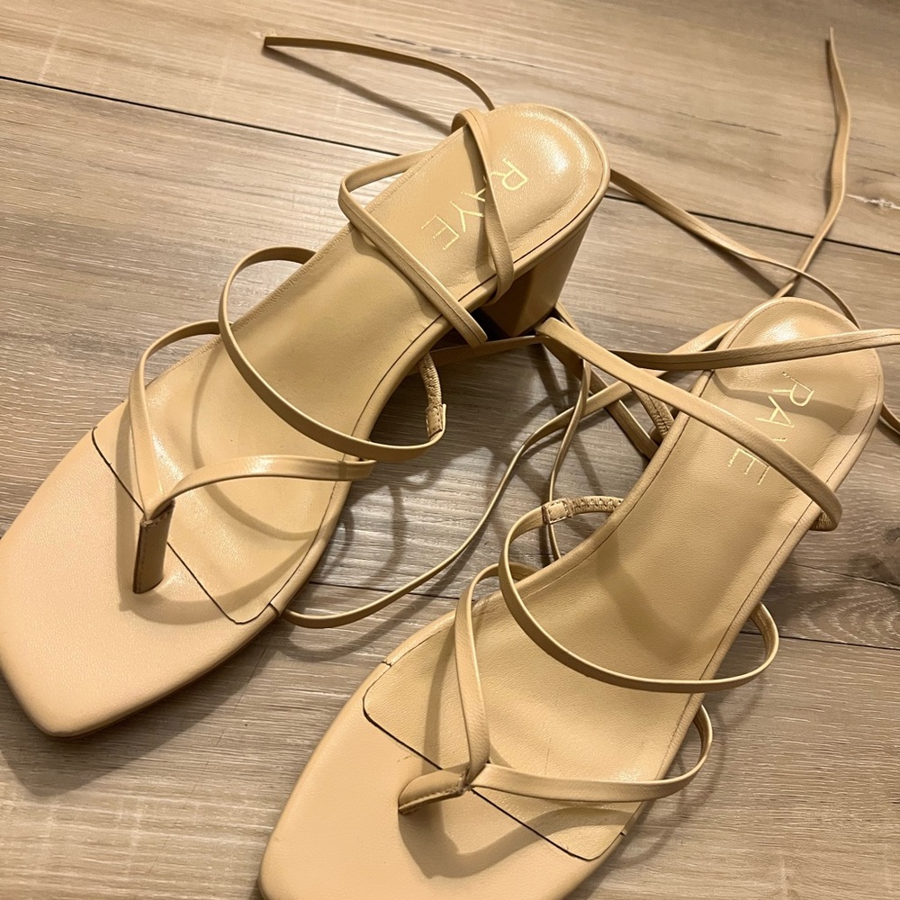 RAYE Nude Lace Up